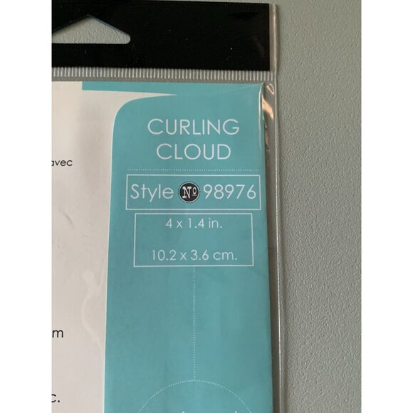 Memory Box Curling Cloud Steel Craft Die 4x1.4 Inches - Picture 2 of 3